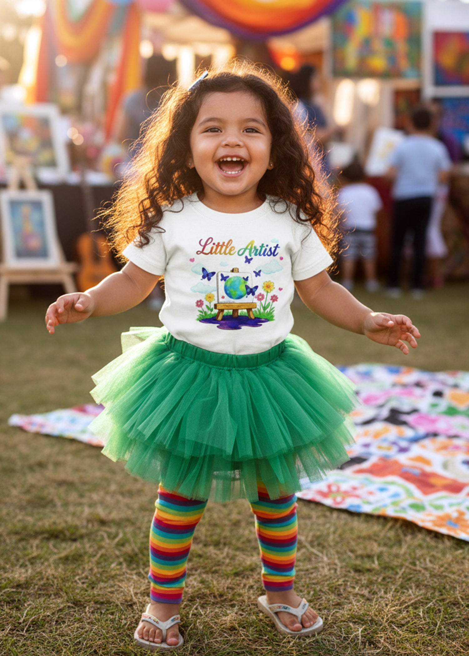 Little Artist Baby Tee | Soft Cotton Art Baby T-Shirt Gift – 10000