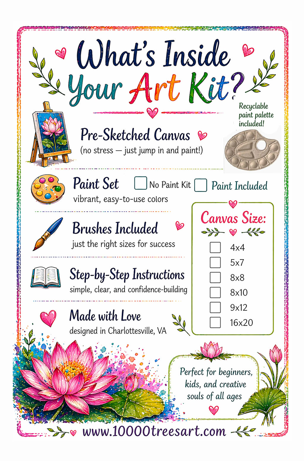 Custom Pet Portrait Painting Kit | Paint Your Own Pet | Personalized Art Kit | Gift for Animal Lovers