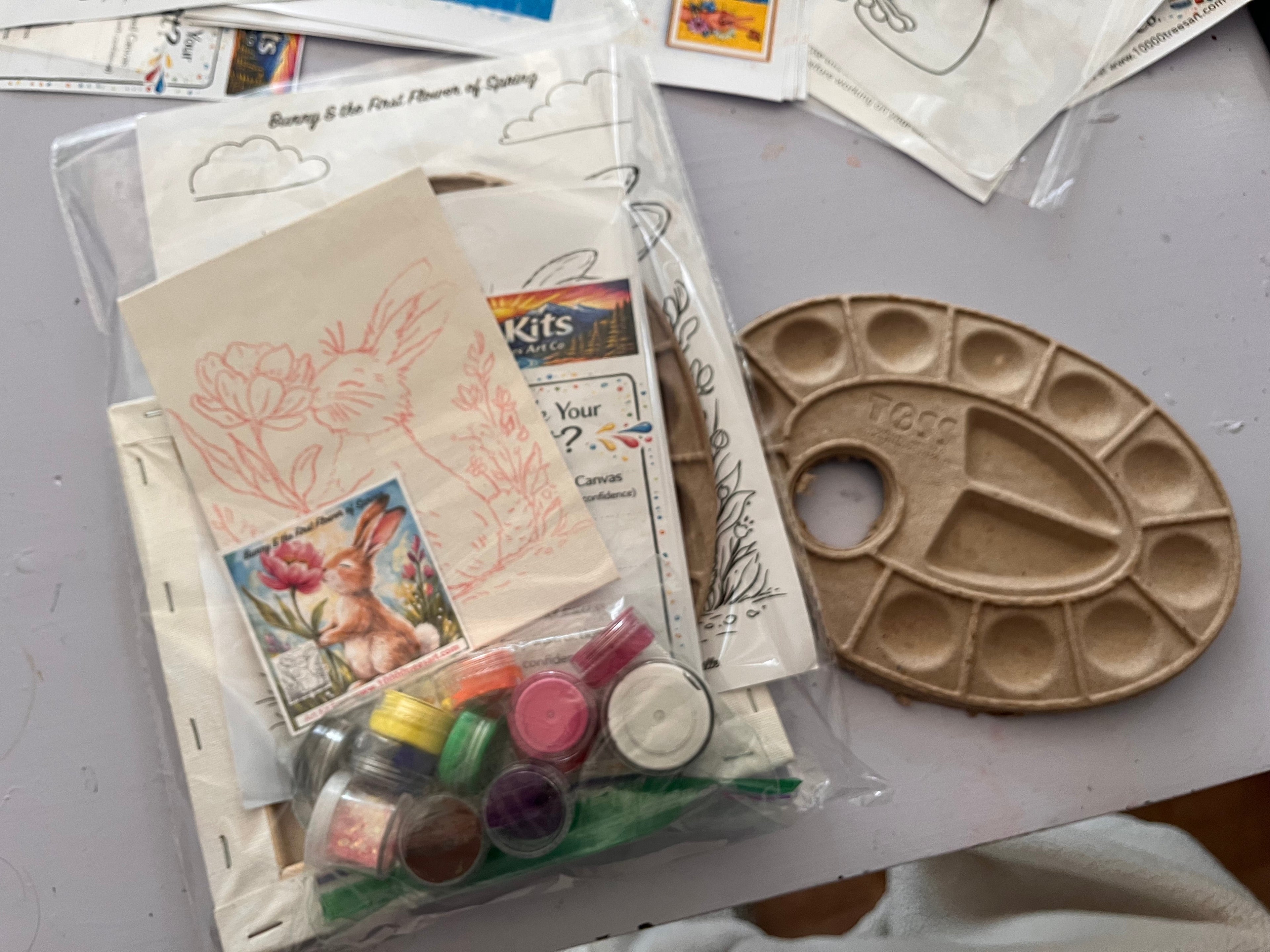 Custom paint art kit