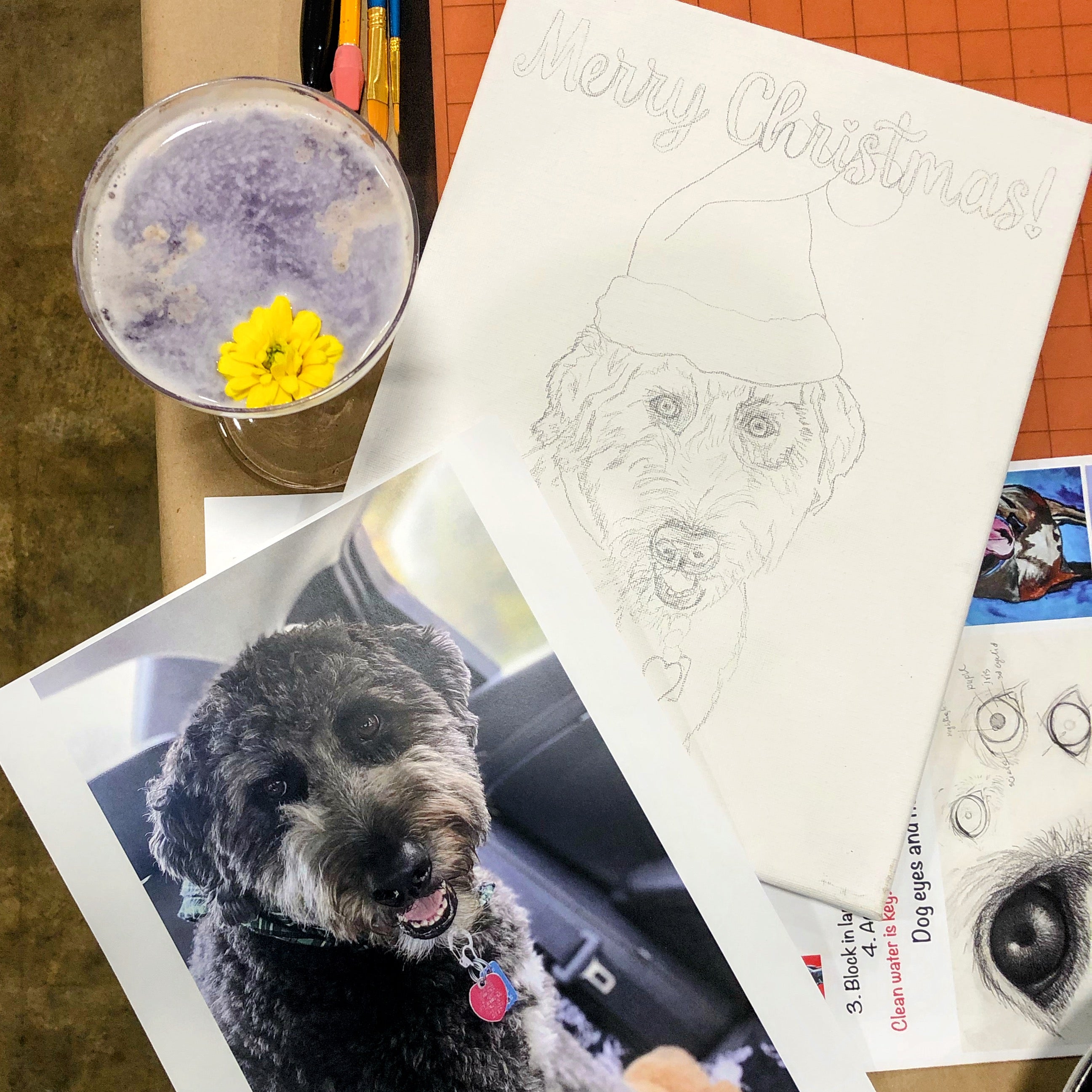 Custom Pet Portrait Painting Kit | Paint Your Own Pet | Personalized Art Kit | Gift for Animal Lovers