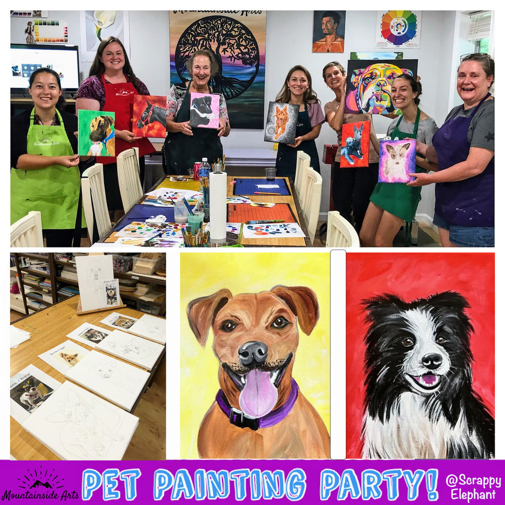 Custom Pet Portrait Painting Kit | Paint Your Own Pet | Personalized Art Kit | Gift for Animal Lovers