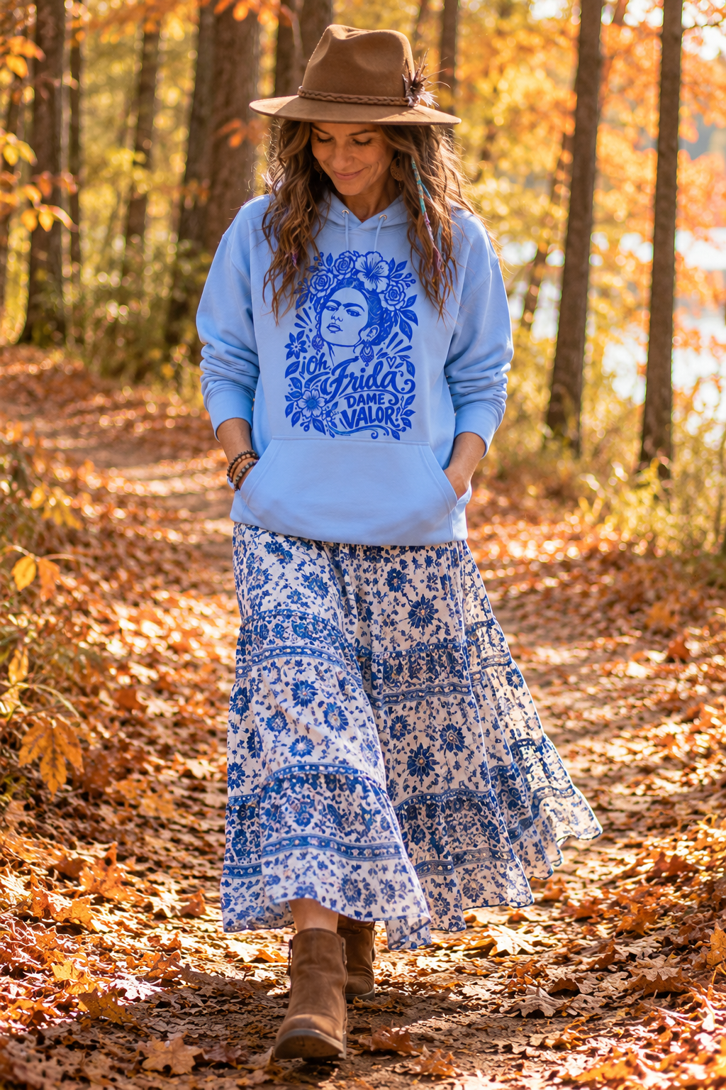 ¡Oh, Frida, Dame Valor! | Sudadera con Capucha Unisex | Frida Kahlo Unisex Art Hoodie