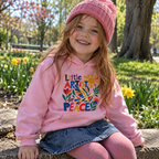 Little Artist for Peace | Toddler Fleece Hoodie