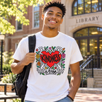 Kindness Is Free | Adult Heavyweight Unisex Oversized T-Shirt
