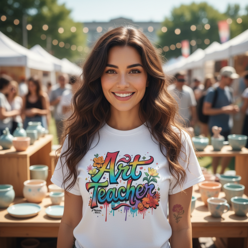 Art Teacher at Art Fair