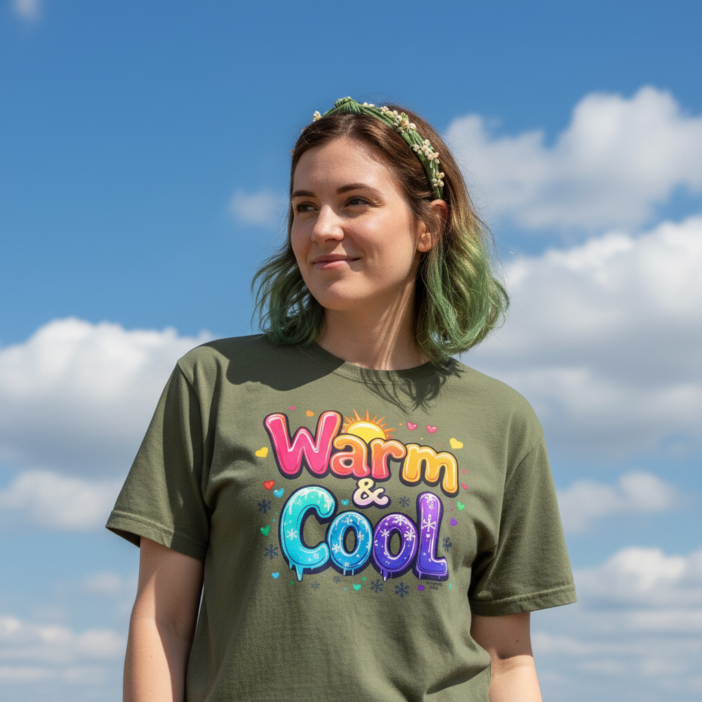 Art Teacher Hemp Tee Outdoor Shot