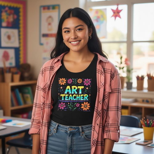 Art Teacher Tank Top - Layered Look