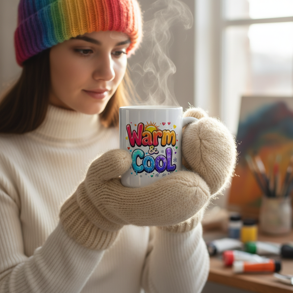 Art Teacher with Warm & Cool Mug