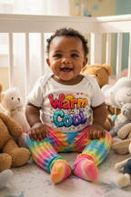 Baby in Nursery with Stuffed Animals