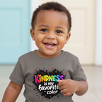 Cute boy wearing Kindness is my Favorite Color t-shirt