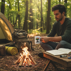 Forest Campfire with Make Your Art Mug
