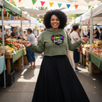 Kindness is My Favorite Color Crop Hoodie Lifestyle