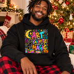 Art Is My Favorite Kind of Magic | Colorful Halloween Adult Unisex Hoodie | Art Teacher Gift