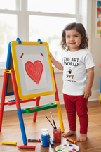 Toddler Artist by Easel